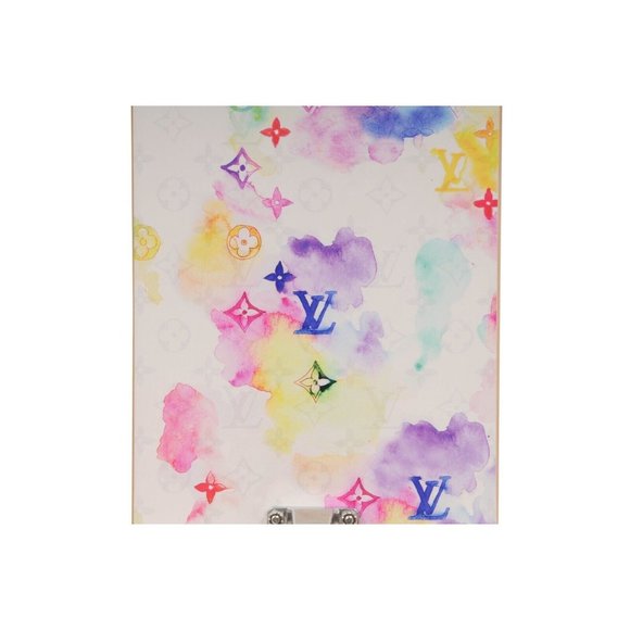 Louis Vuitton Skate Deck Watercolor LV Monogram Logo Skateboard SS21 Display - Picture 3 of 12